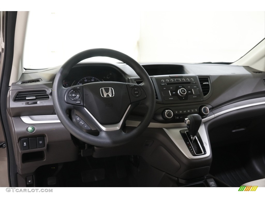 2014 CR-V EX AWD - Urban Titanium Metallic / Beige photo #6