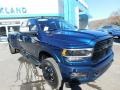 Patriot Blue Pearl 2022 Ram 3500 Laramie Crew Cab 4x4