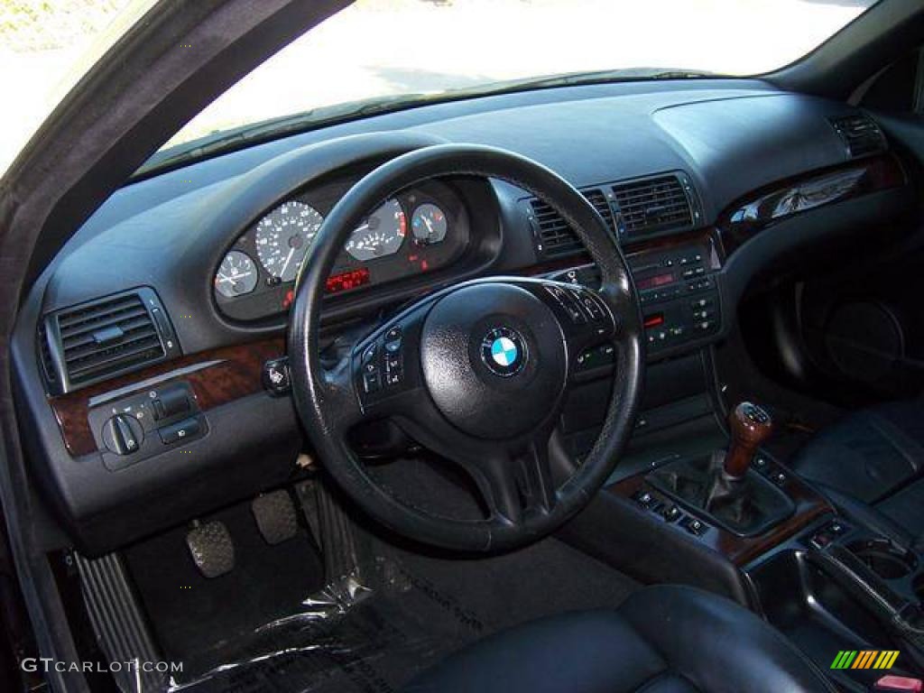 2002 3 Series 325i Convertible - Jet Black / Black photo #3