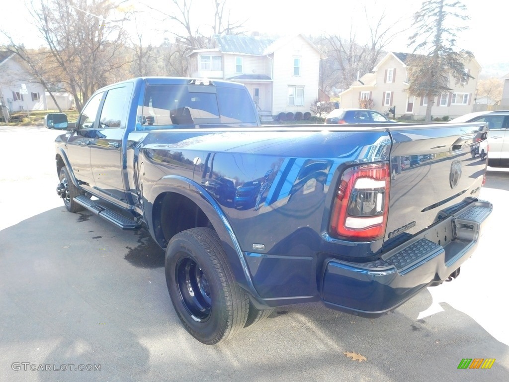 2022 3500 Laramie Crew Cab 4x4 - Patriot Blue Pearl / Black photo #8