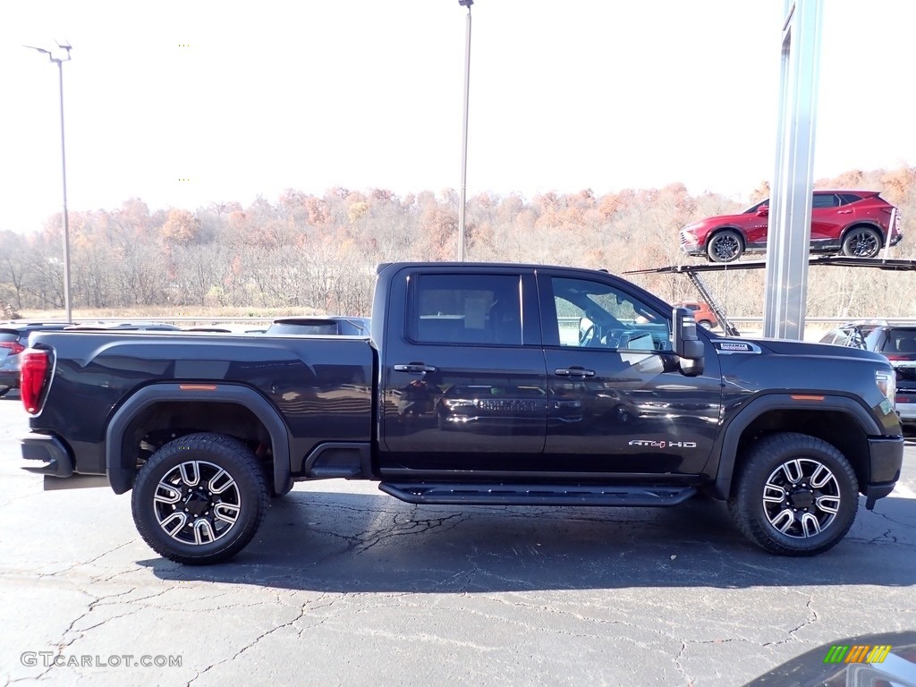 2020 Sierra 3500HD AT4 Crew Cab 4WD - Carbon Black Metallic / Jet Black/Kalahari photo #8