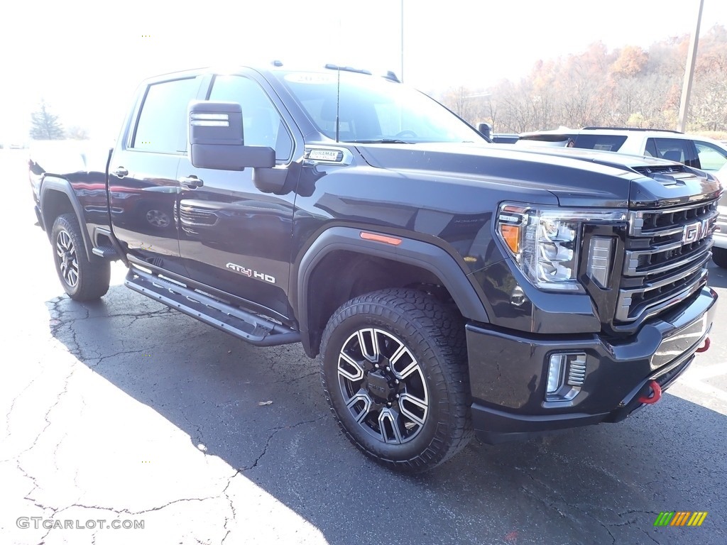 2020 Sierra 3500HD AT4 Crew Cab 4WD - Carbon Black Metallic / Jet Black/Kalahari photo #9