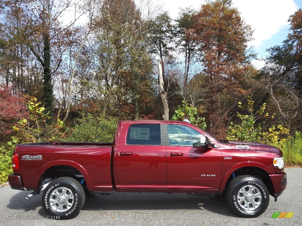 Delmonico Red Pearl 2022 Ram 2500 Laramie Crew Cab 4x4 Exterior Photo #145125897