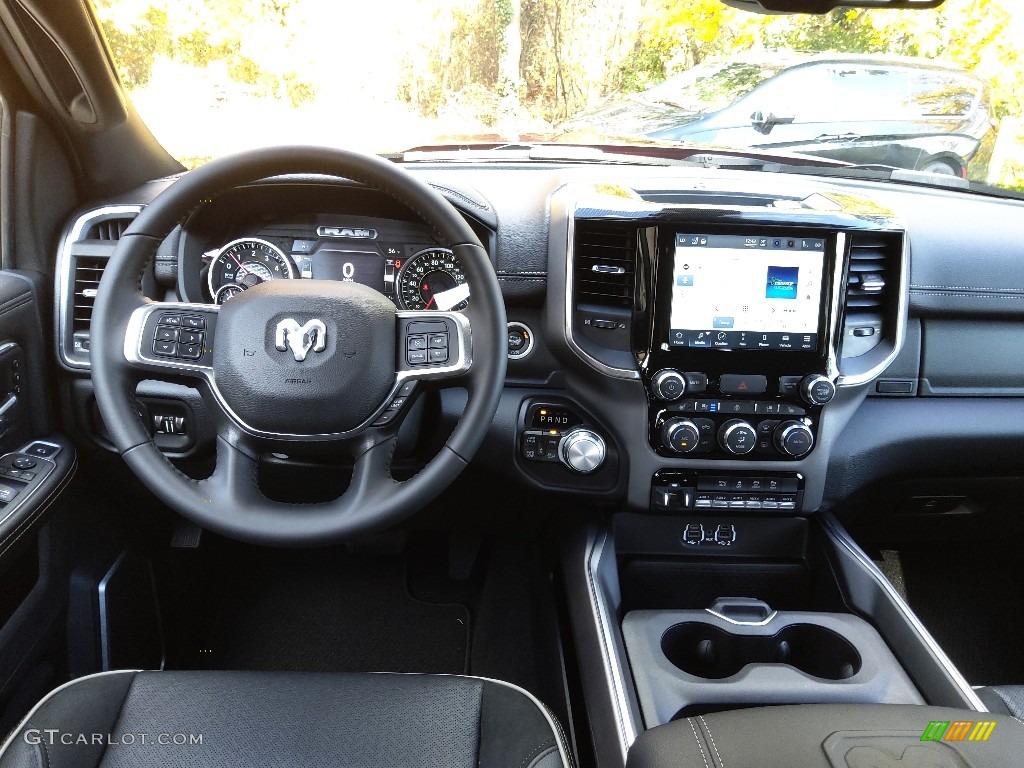 2022 Ram 2500 Laramie Crew Cab 4x4 Black Dashboard Photo #145126197