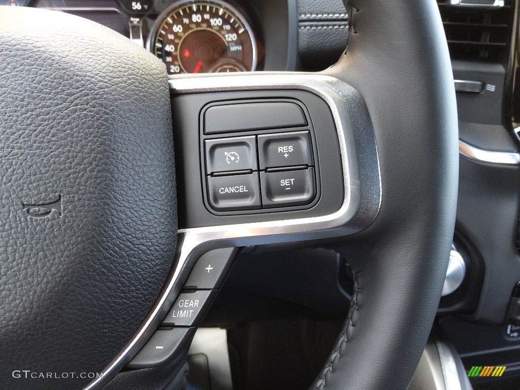 2022 Ram 2500 Laramie Crew Cab 4x4 Black Steering Wheel Photo #145126242