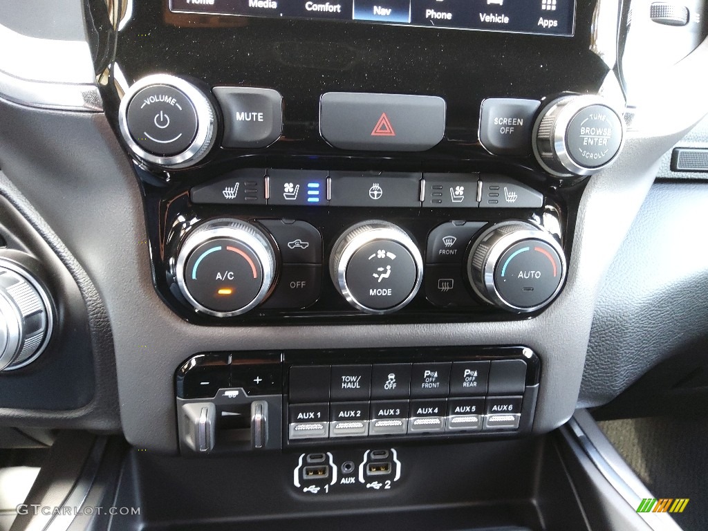 2022 Ram 2500 Laramie Crew Cab 4x4 Controls Photo #145126374