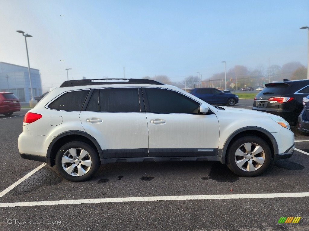 2011 Outback 2.5i Limited Wagon - Satin White Pearl / Warm Ivory photo #4