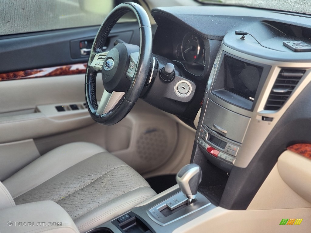 2011 Outback 2.5i Limited Wagon - Satin White Pearl / Warm Ivory photo #5
