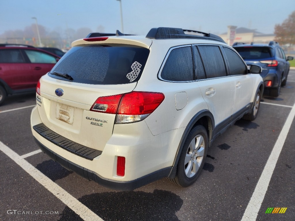 2011 Outback 2.5i Limited Wagon - Satin White Pearl / Warm Ivory photo #6