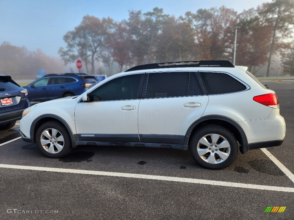 2011 Outback 2.5i Limited Wagon - Satin White Pearl / Warm Ivory photo #9
