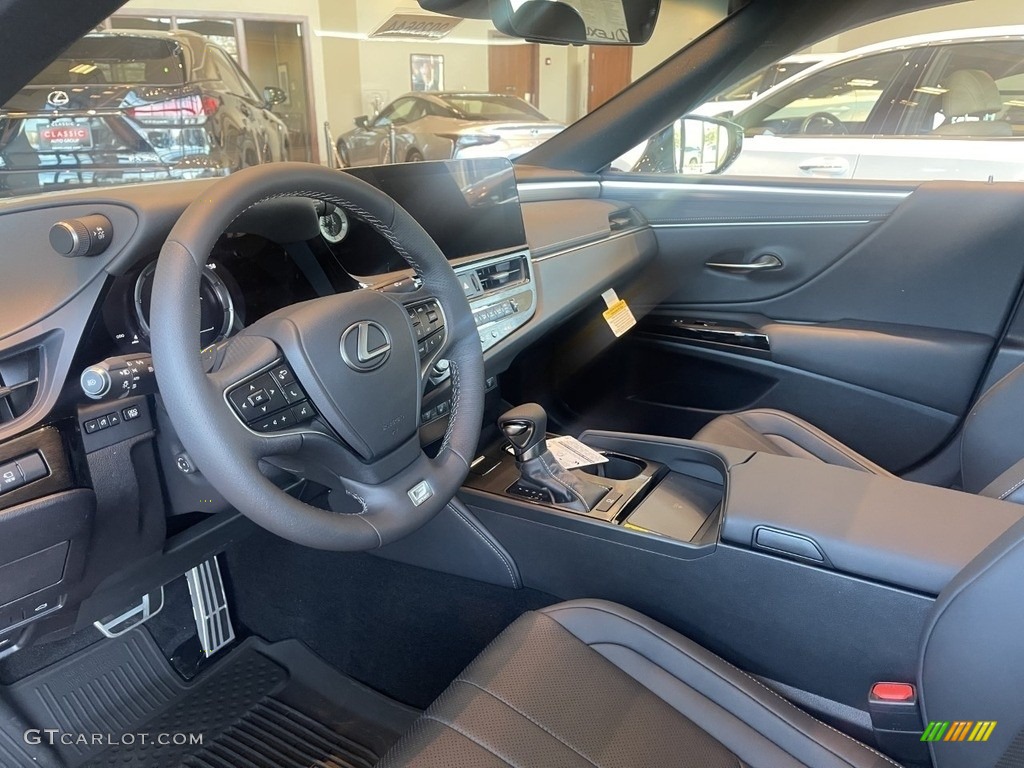 Black Interior 2023 Lexus ES 350 F Sport Photo #145126920