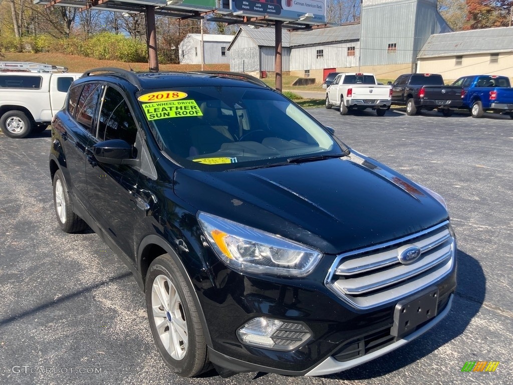 2018 Escape SEL 4WD - Shadow Black / Medium Light Stone photo #6