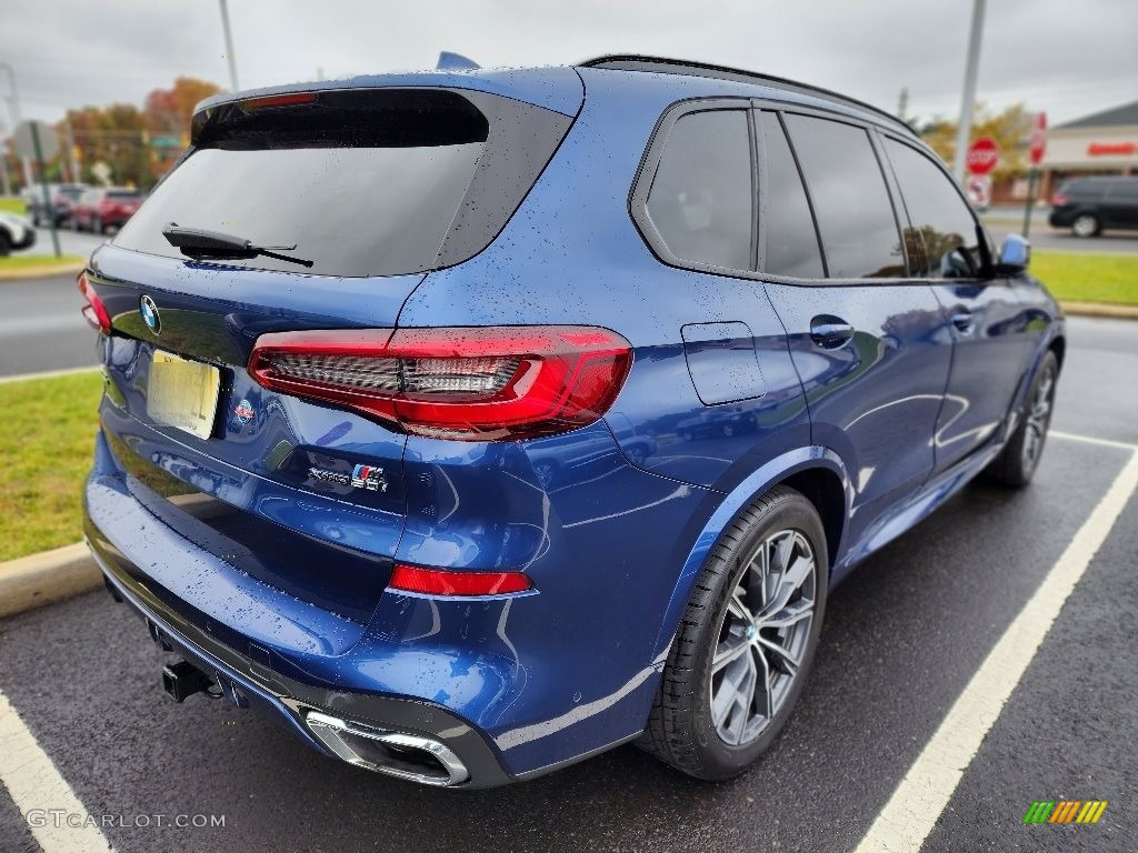 2019 X5 xDrive50i - Phytonic Blue Metallic / Cognac photo #7