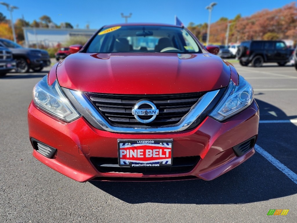 2016 Altima 2.5 S - Cayenne Red / Beige photo #20