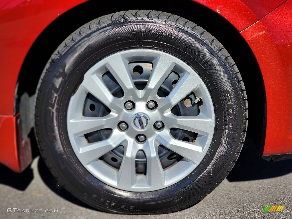 2016 Altima 2.5 S - Cayenne Red / Beige photo #21