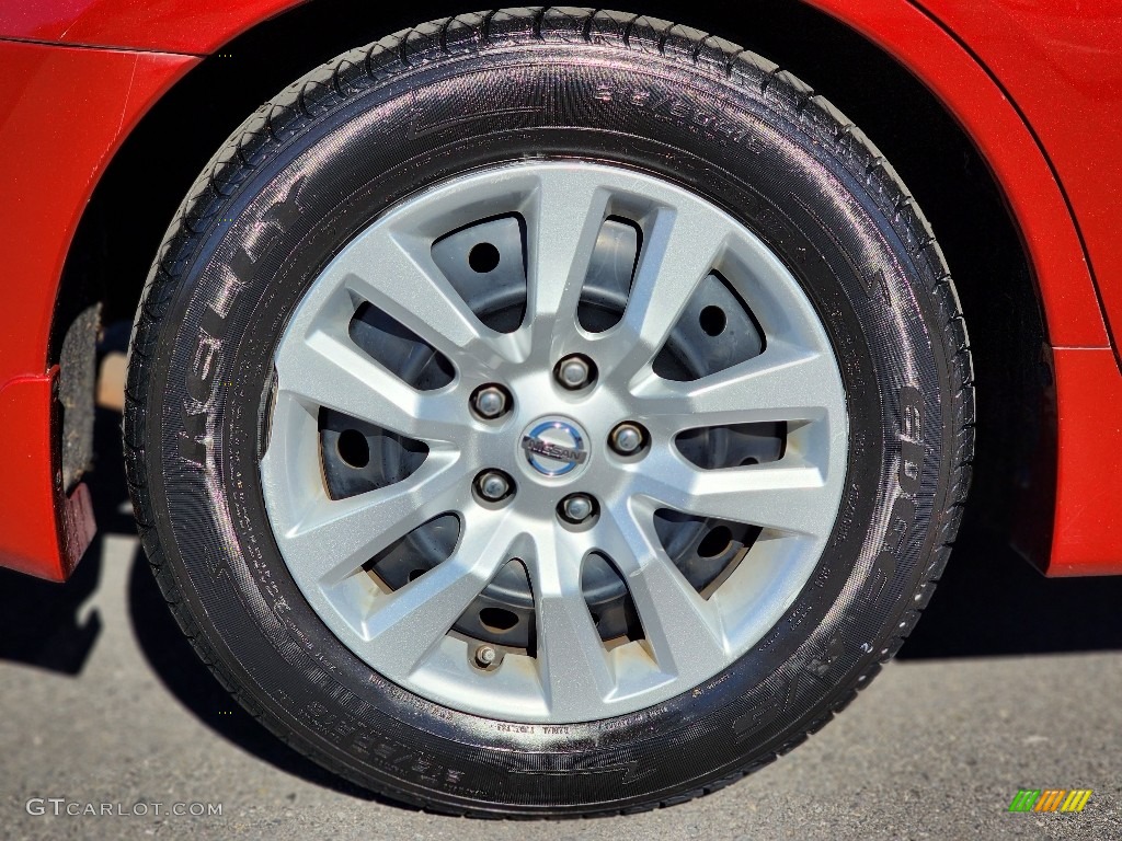 2016 Altima 2.5 S - Cayenne Red / Beige photo #24