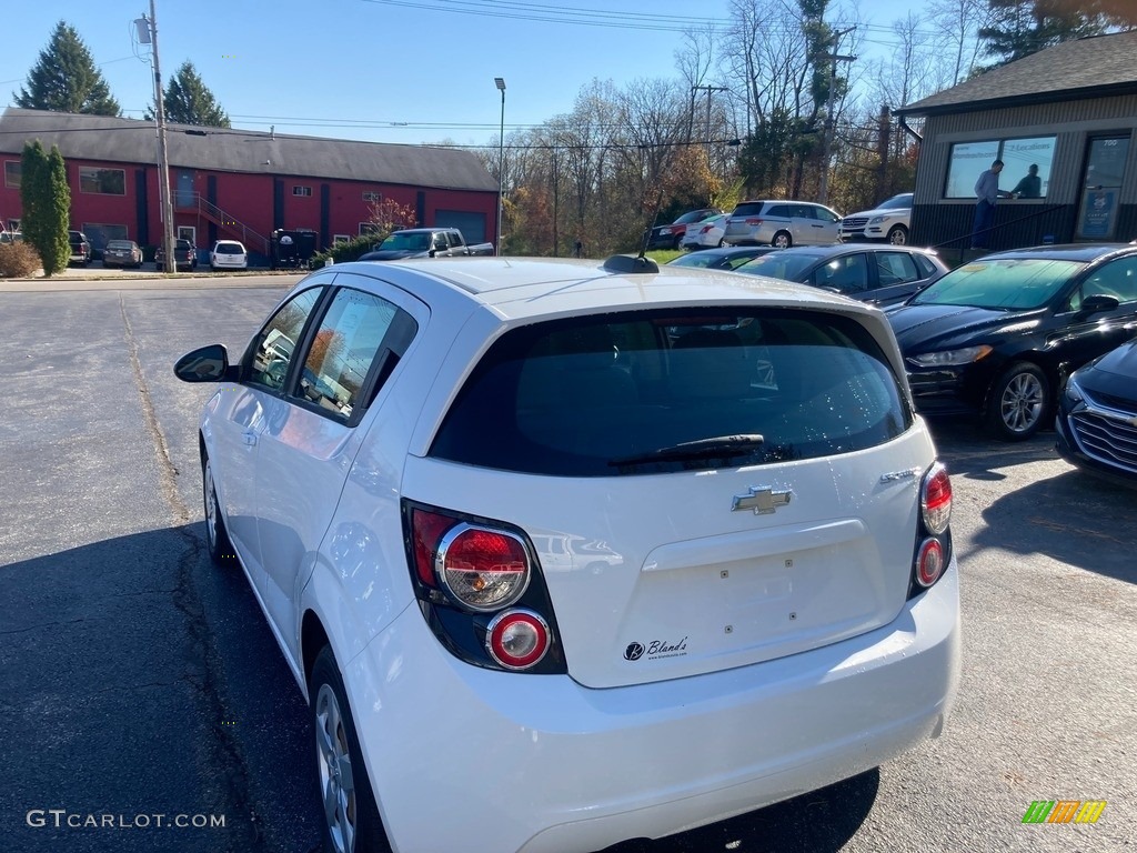 2016 Sonic LS Hatchback - Summit White / Jet Black/Dark Titanium photo #4
