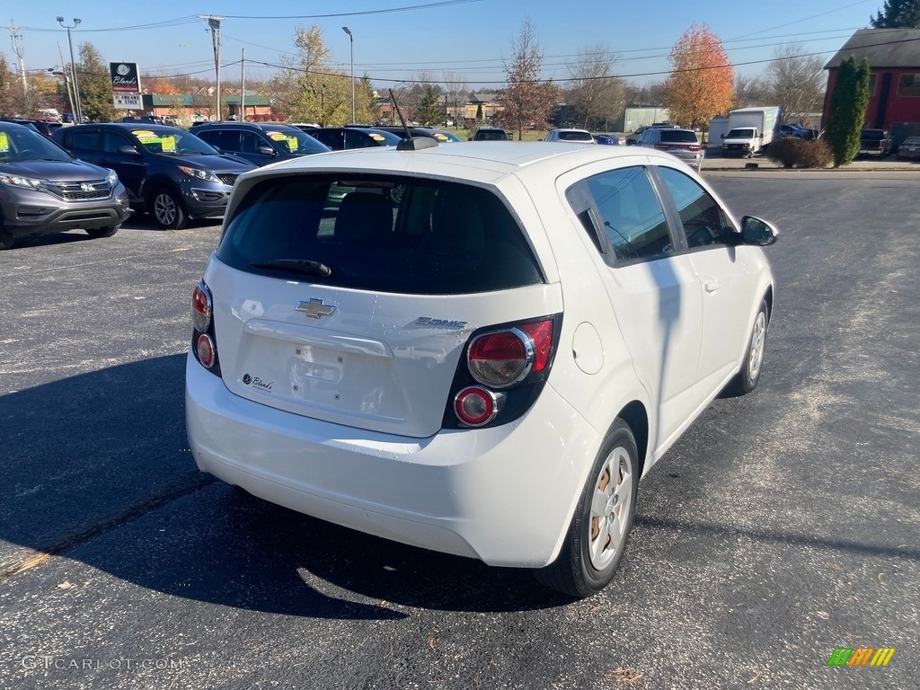 2016 Sonic LS Hatchback - Summit White / Jet Black/Dark Titanium photo #6