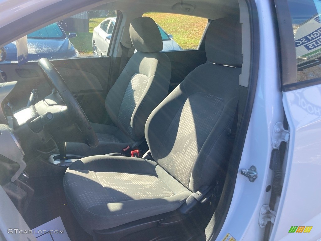 2016 Sonic LS Hatchback - Summit White / Jet Black/Dark Titanium photo #11