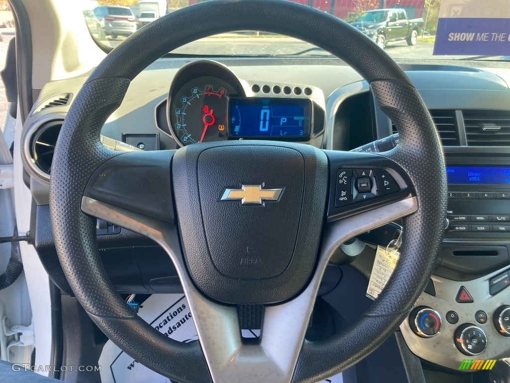 2016 Sonic LS Hatchback - Summit White / Jet Black/Dark Titanium photo #14