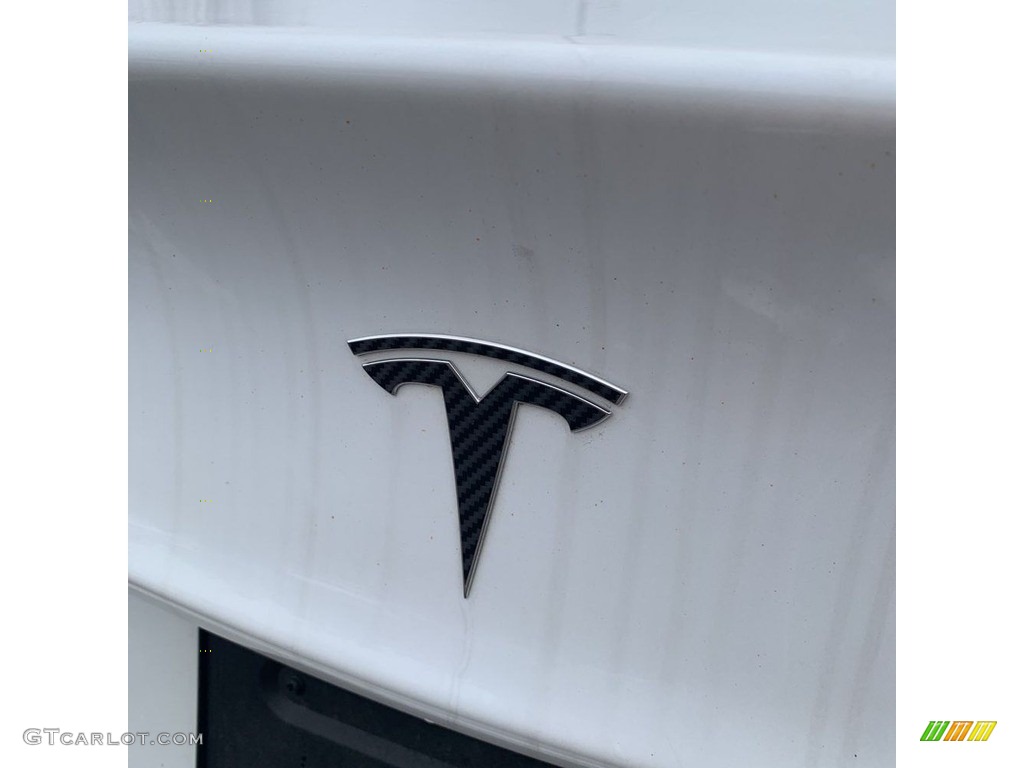 2020 Model 3 Standard Range Plus - Pearl White Multi-Coat / White/Black photo #16