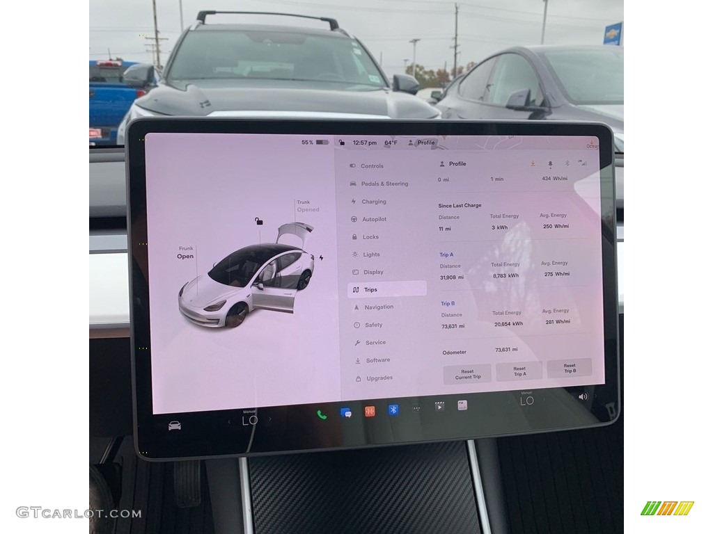 2020 Model 3 Standard Range Plus - Pearl White Multi-Coat / White/Black photo #25