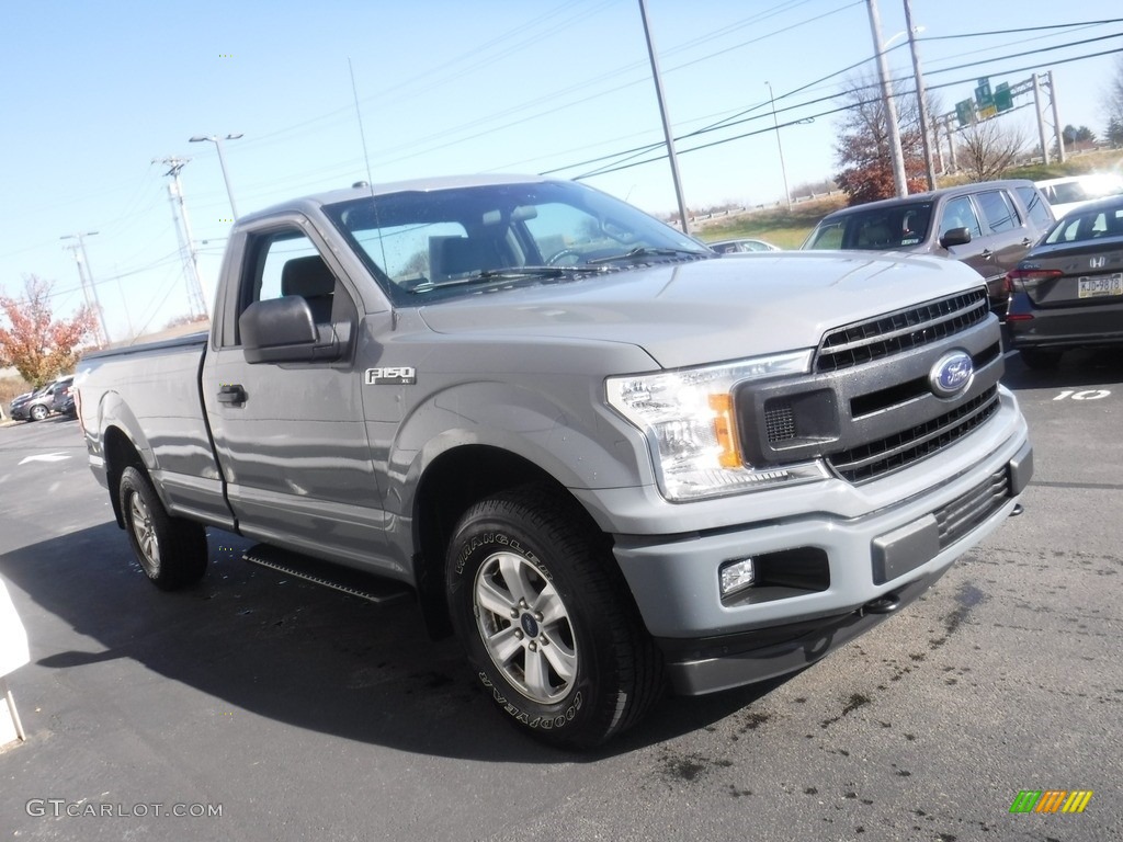 Abyss Gray 2019 Ford F150 XL Regular Cab 4x4 Exterior Photo #145129554