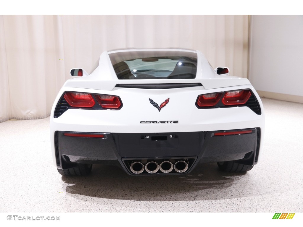 2017 Corvette Stingray Coupe - Arctic White / Adrenaline Red photo #19