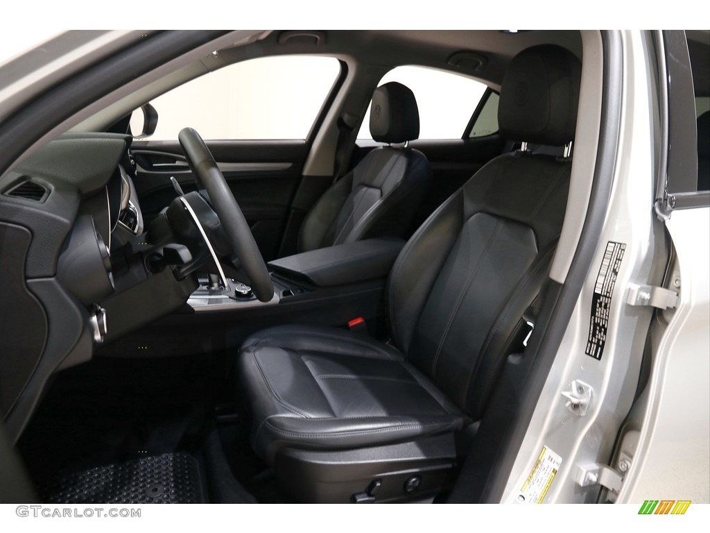 2018 Stelvio Sport AWD - Silverstone Gray Metallic / Black/Black photo #5