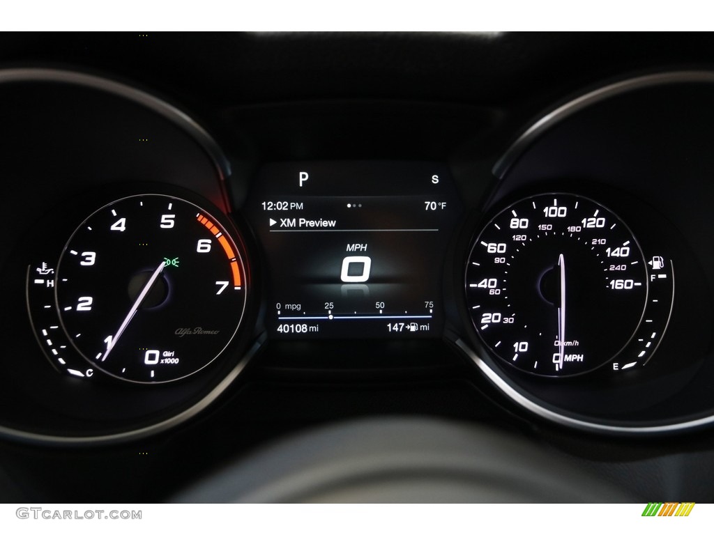 2018 Alfa Romeo Stelvio Sport AWD Gauges Photos