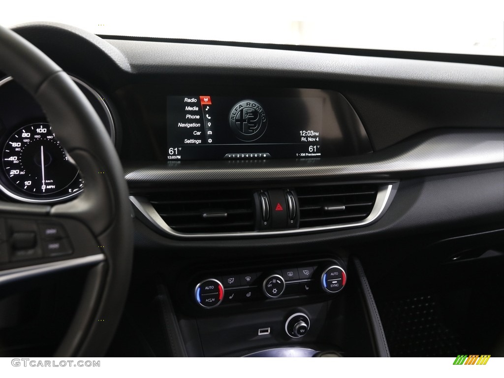 2018 Stelvio Sport AWD - Silverstone Gray Metallic / Black/Black photo #9