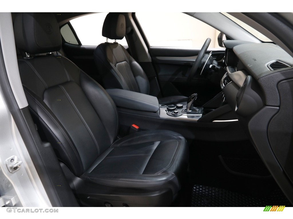 2018 Stelvio Sport AWD - Silverstone Gray Metallic / Black/Black photo #16