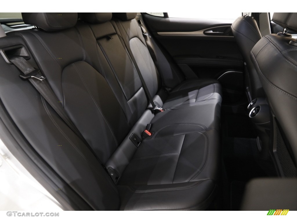 2018 Stelvio Sport AWD - Silverstone Gray Metallic / Black/Black photo #17