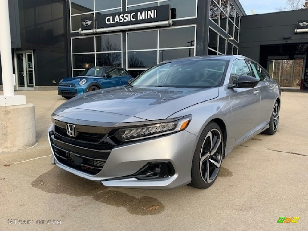 2021 Accord Sport SE - Lunar Silver Metallic / Black photo #1