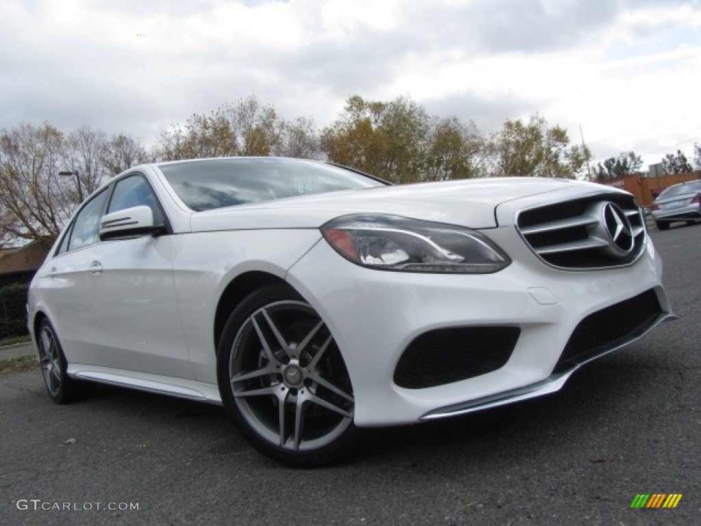 2016 E 350 4Matic Sedan - Polar White / Silk Beige/Espresso Brown photo #1