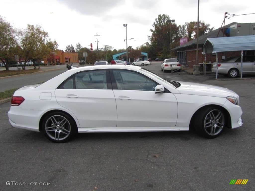 2016 E 350 4Matic Sedan - Polar White / Silk Beige/Espresso Brown photo #11