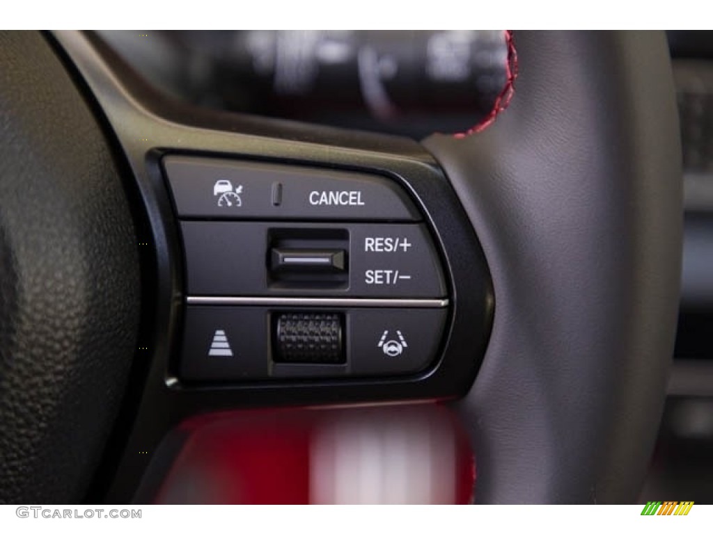 2023 Honda Civic Type R Black/Red Steering Wheel Photo #145131682