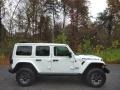Bright White 2023 Jeep Wrangler Unlimited 4xe Rubicon w/Sky One-Touch Exterior