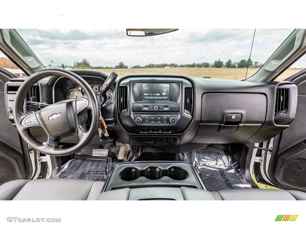 2016 Chevrolet Silverado 2500HD WT Regular Cab Dark Ash/Jet Black Dashboard Photo #145132861