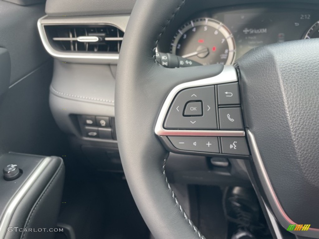 2023 Toyota Highlander XLE Black Steering Wheel Photo #145132864