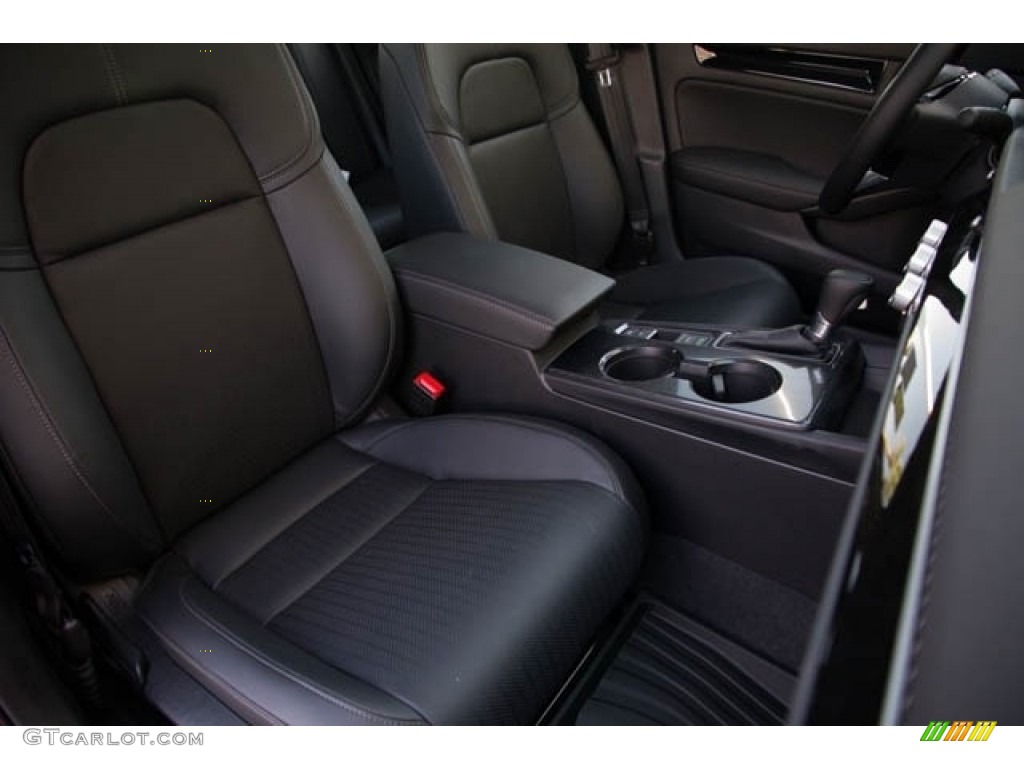2022 Civic EX-L Hatchback - Crystal Black Pearl / Black photo #31