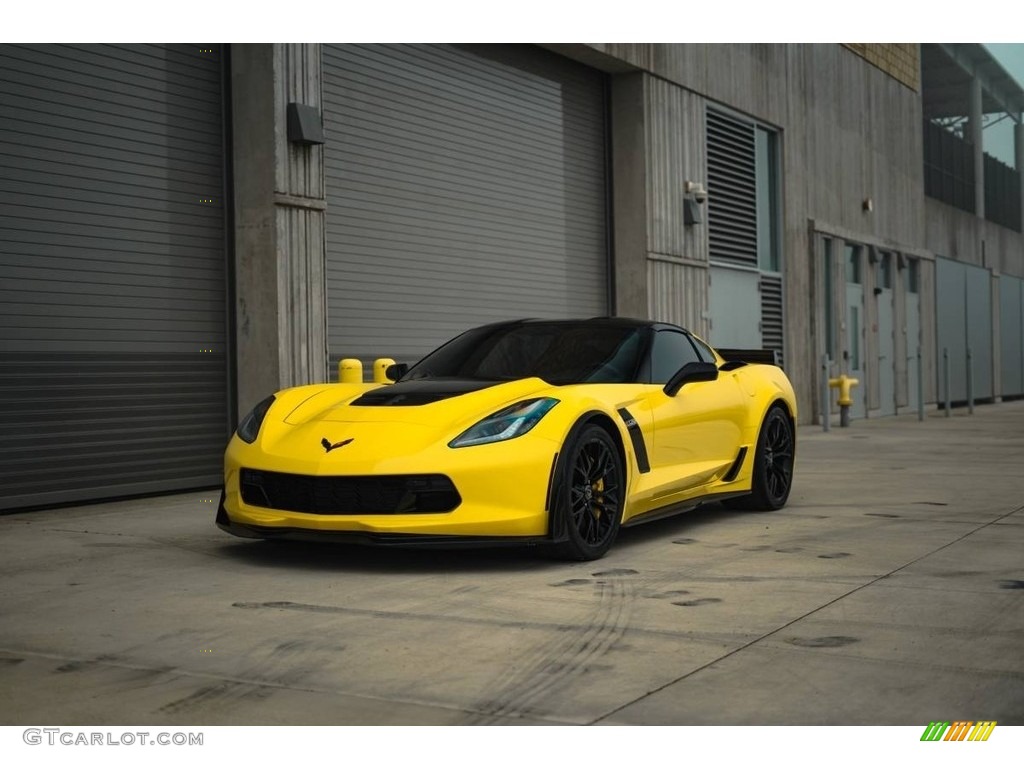 2016 Corvette Z06 Coupe - Corvette Racing Yellow Tintcoat / Jet Black photo #10