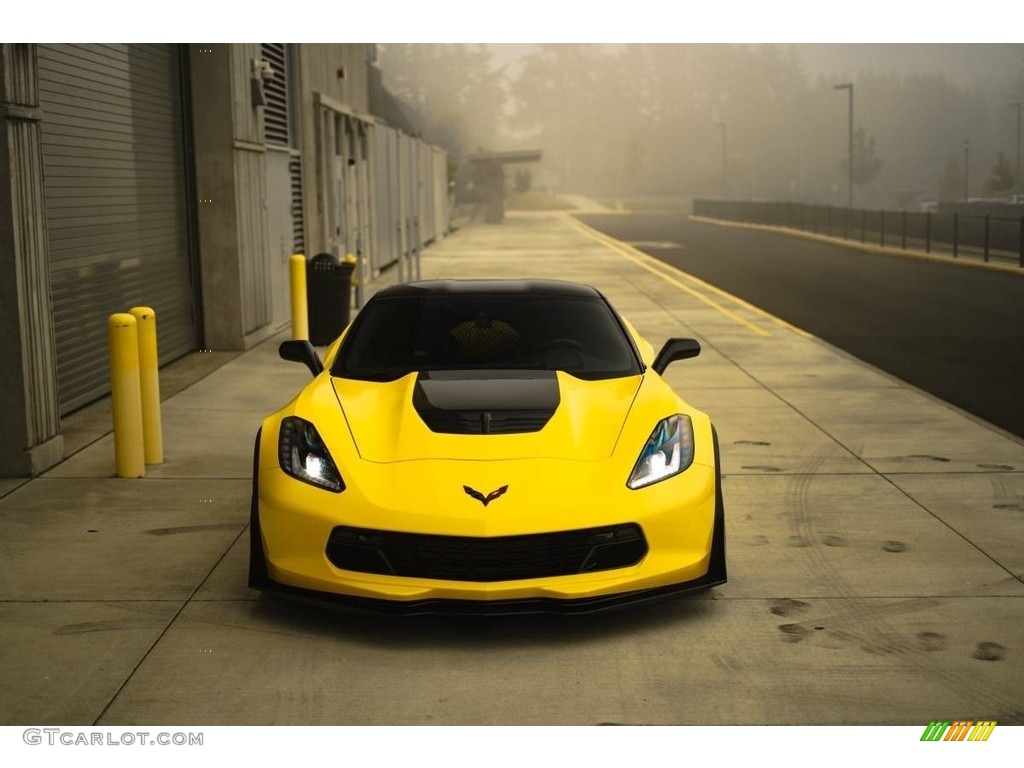 2016 Corvette Z06 Coupe - Corvette Racing Yellow Tintcoat / Jet Black photo #18