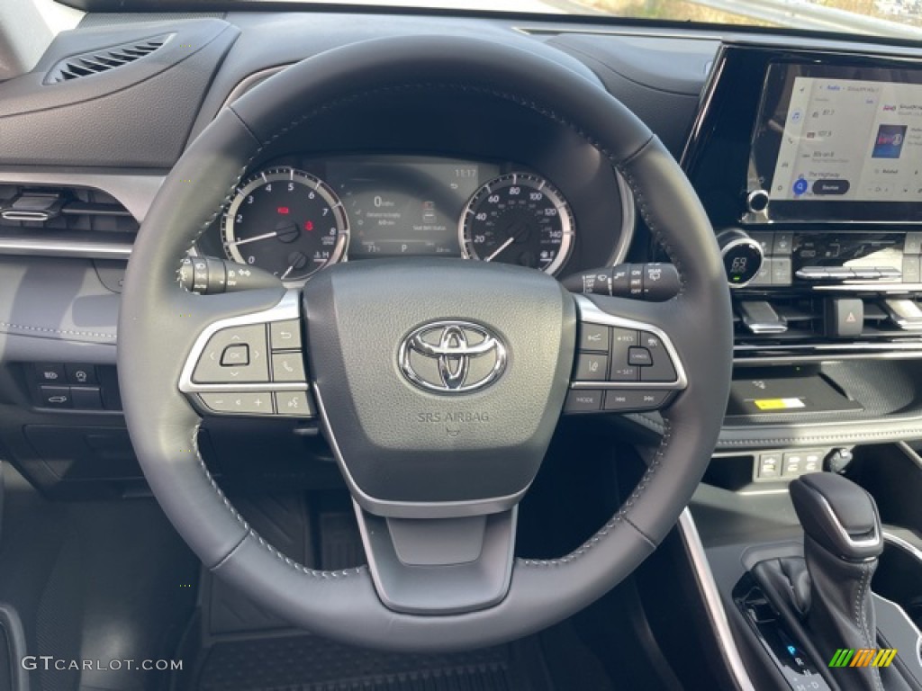 2023 Toyota Highlander XLE Black Steering Wheel Photo #145133912
