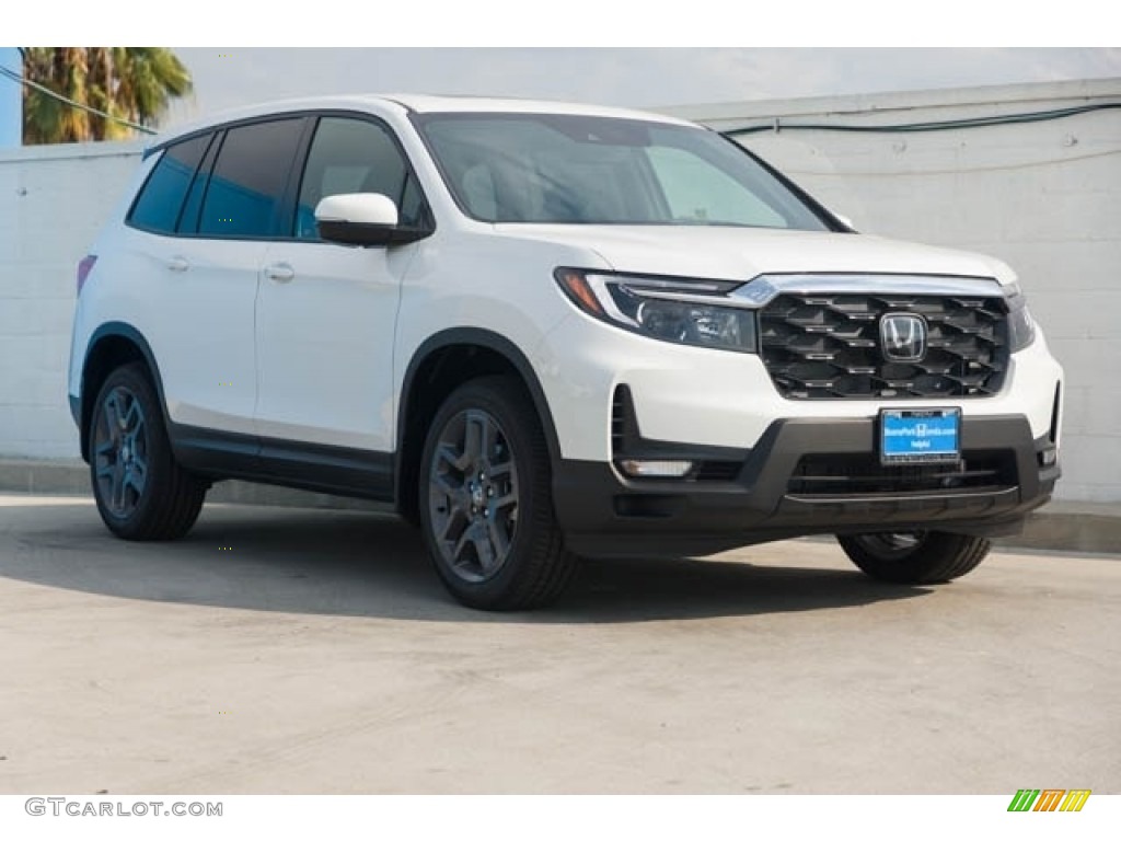 Platinum White Pearl 2023 Honda Passport EX-L AWD Exterior Photo #145134368