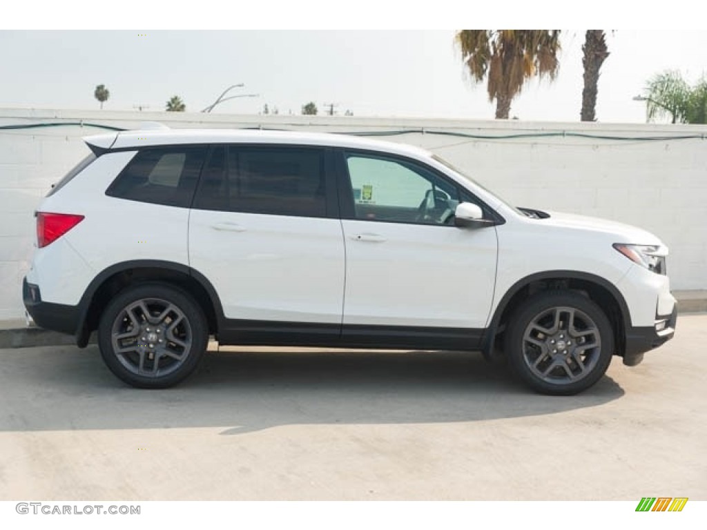 Platinum White Pearl 2023 Honda Passport EX-L AWD Exterior Photo #145134497