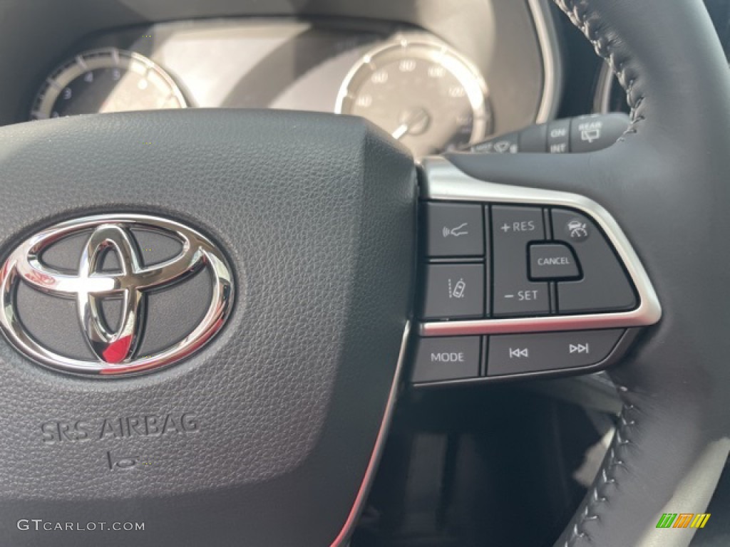 2023 Toyota Highlander XLE Black Steering Wheel Photo #145134554
