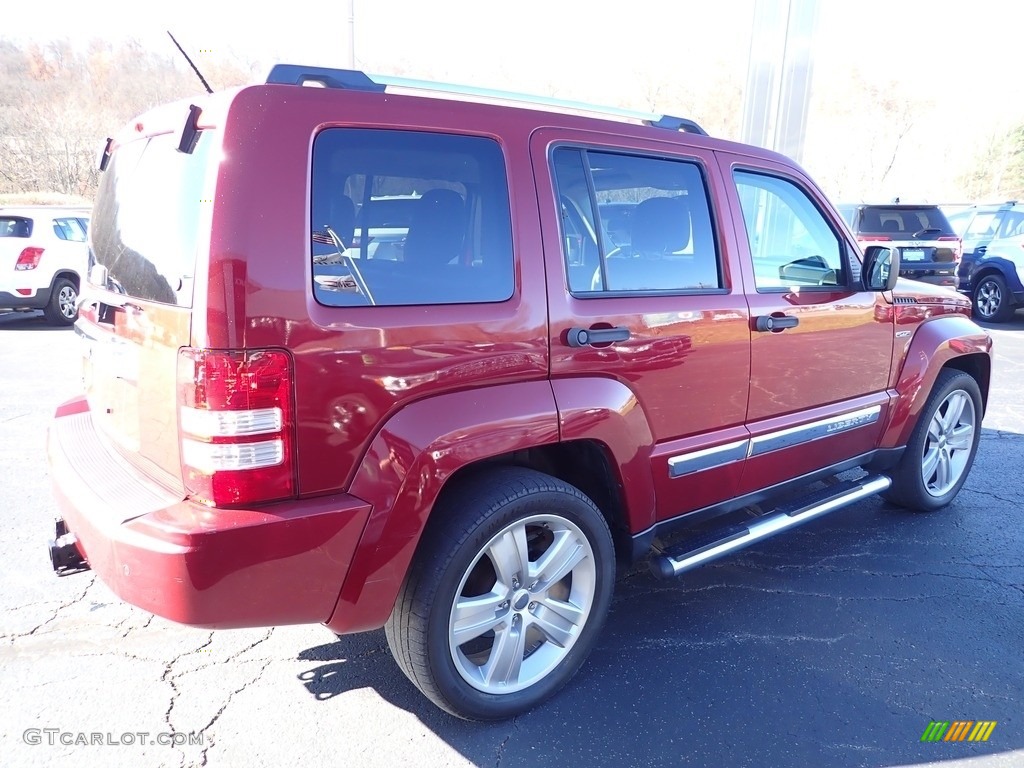 2012 Liberty Jet 4x4 - Deep Cherry Red Crystal Pearl / Dark Slate Gray photo #6