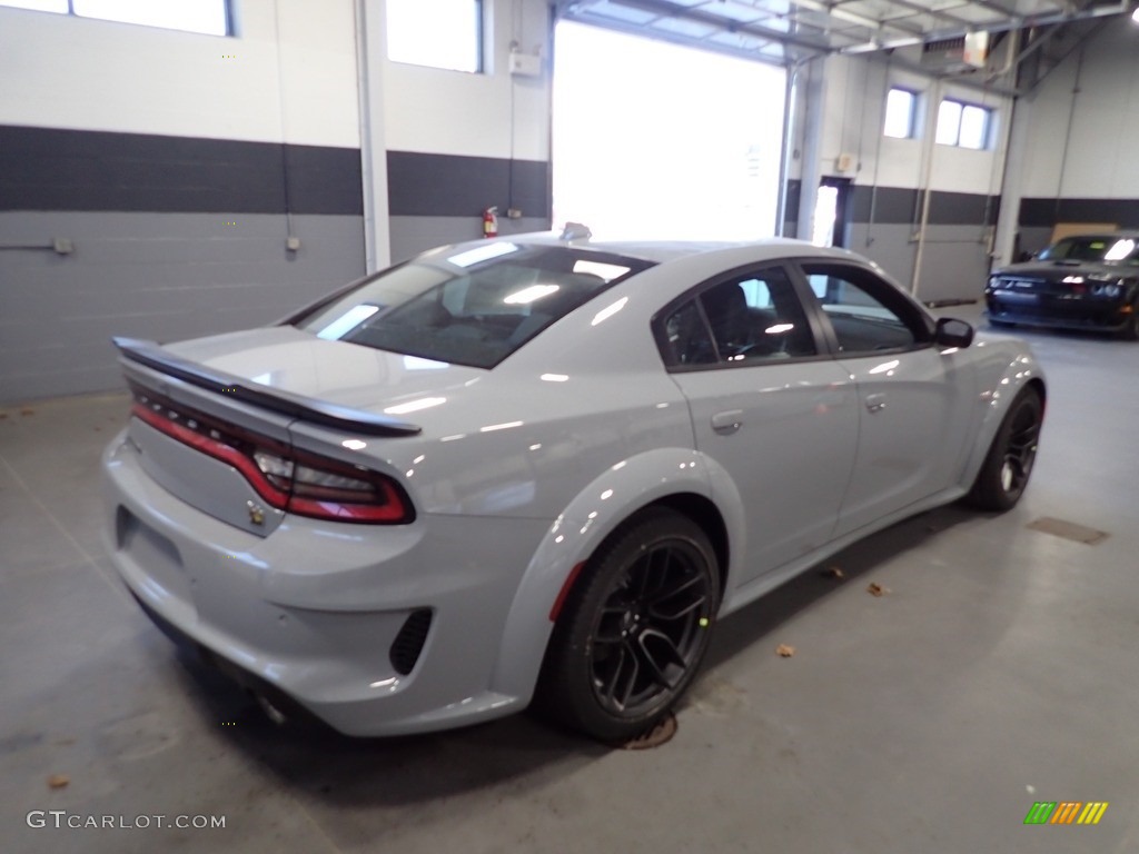 2022 Charger Scat Pack Widebody - Smoke Show / Black/Ruby Red photo #5