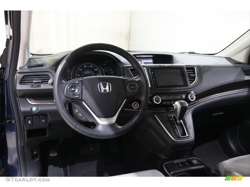 2016 Honda CR-V EX-L AWD Gray Dashboard Photo #145138242